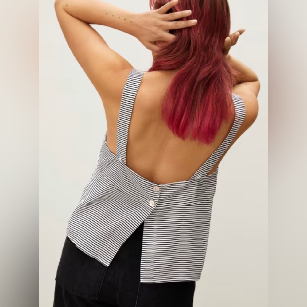 Everlane - Clean Silk Picnic Top